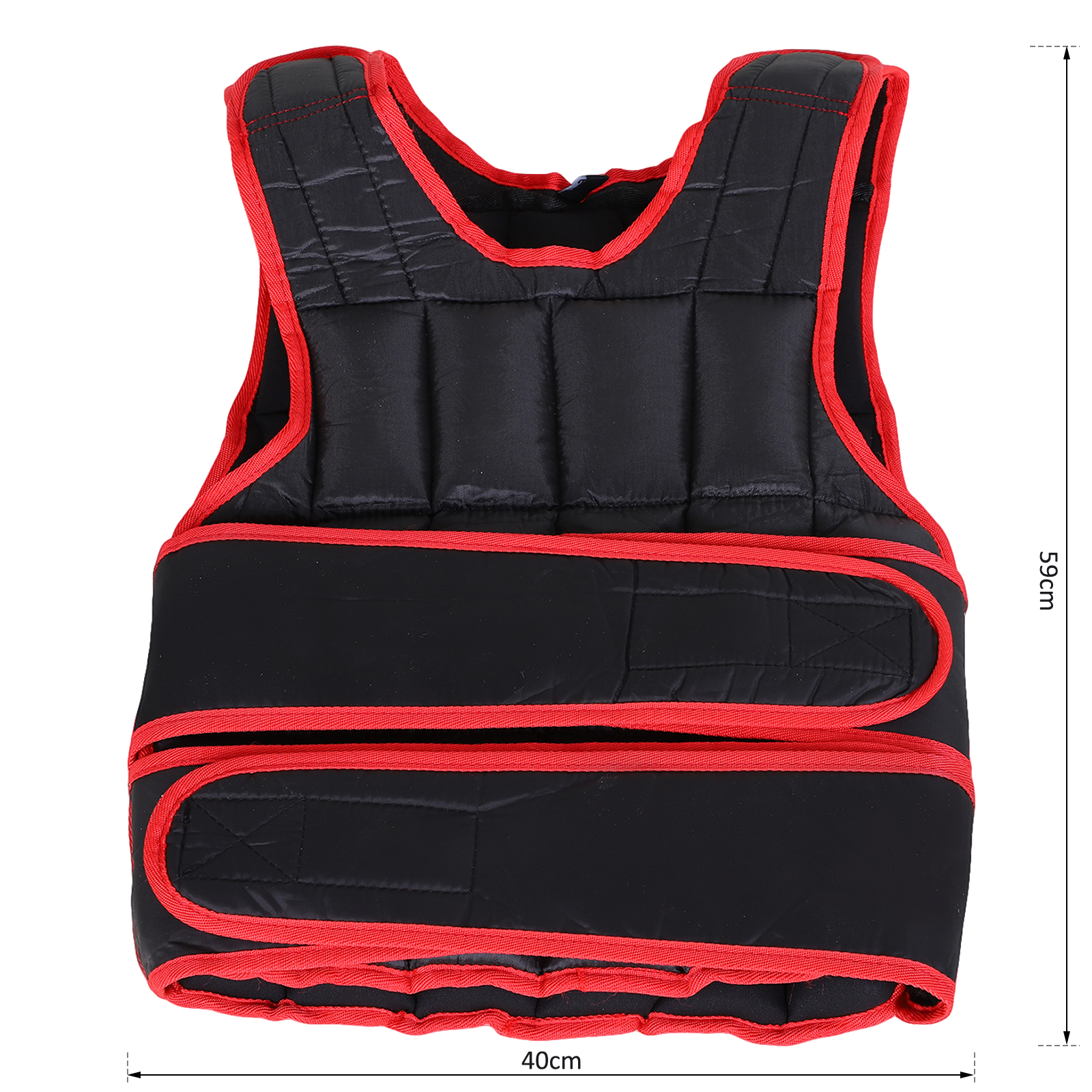 Weight Vest Adjustable Exerice Workout w/ 36 Weights Padding Black eBay